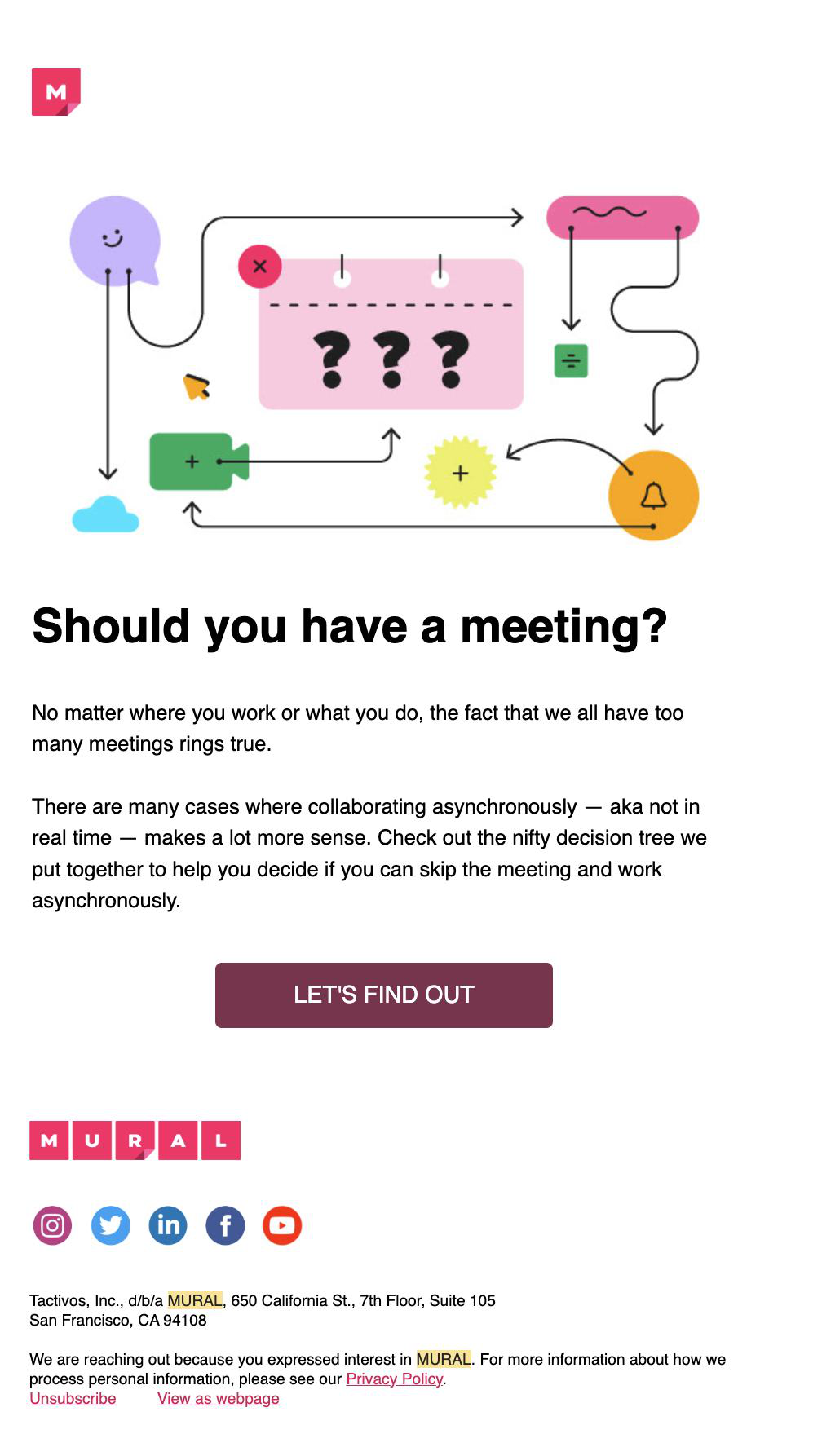 Earlier MURAL email two