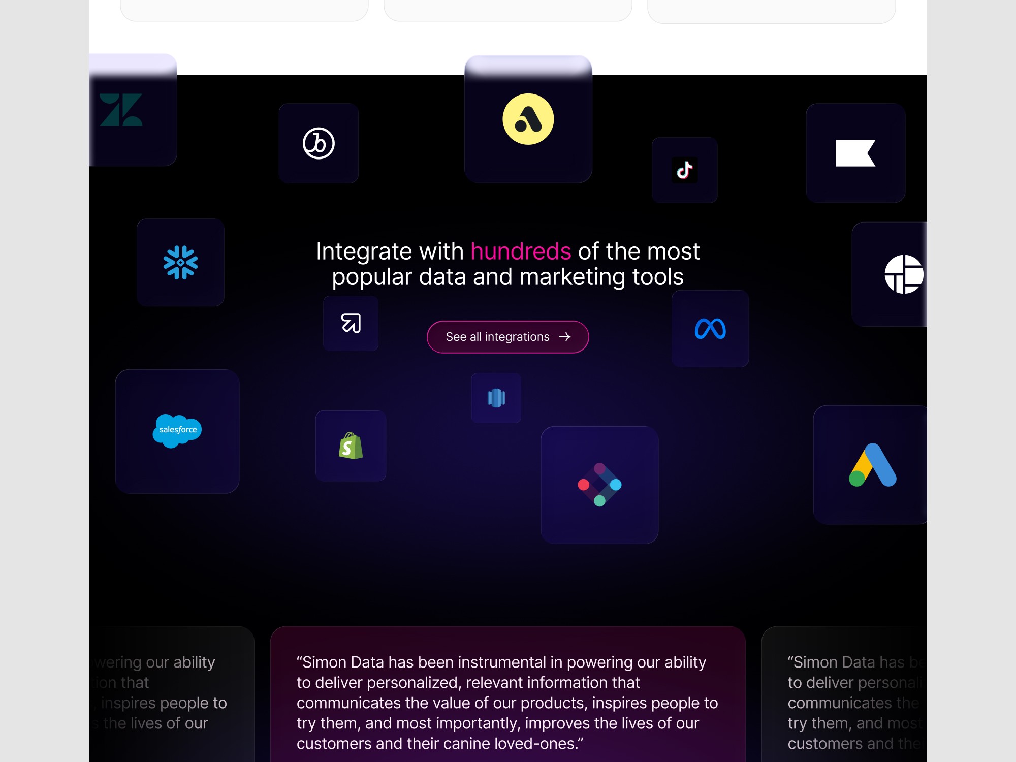 Simon AI reusable visual system